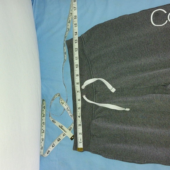 Men's Sleepwear Charcoal Gray (S) Drawstring Sweatpants - Picture 5 of 9